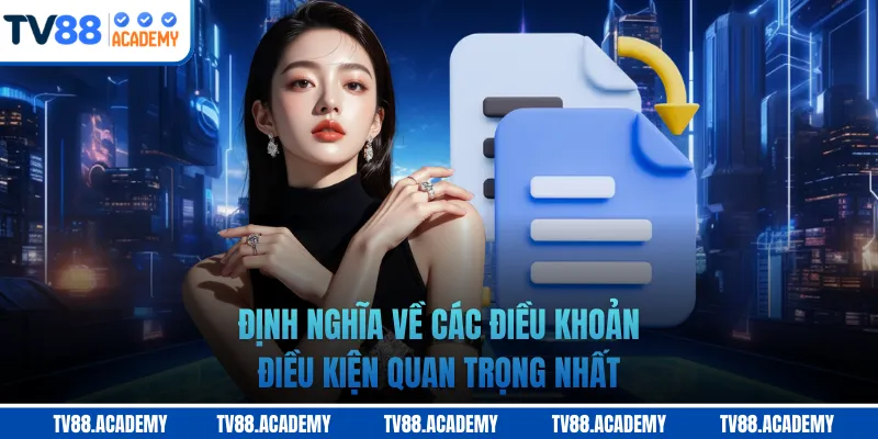 Định nghĩa về các điều khoản điều kiện quan trọng nhất